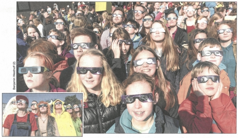 Mehr über den Artikel erfahren Sonnenfinsternis begeistert Celler (Cellesche Zeitung vom 21.03.2015)