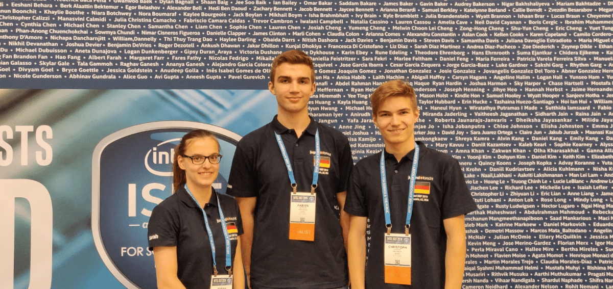 Du betrachtest gerade Das Hölty bei der 70. Intel International Science and Engineering Fair (Intel ISEF) in Phoenix, Arizona (inkl. Blog)